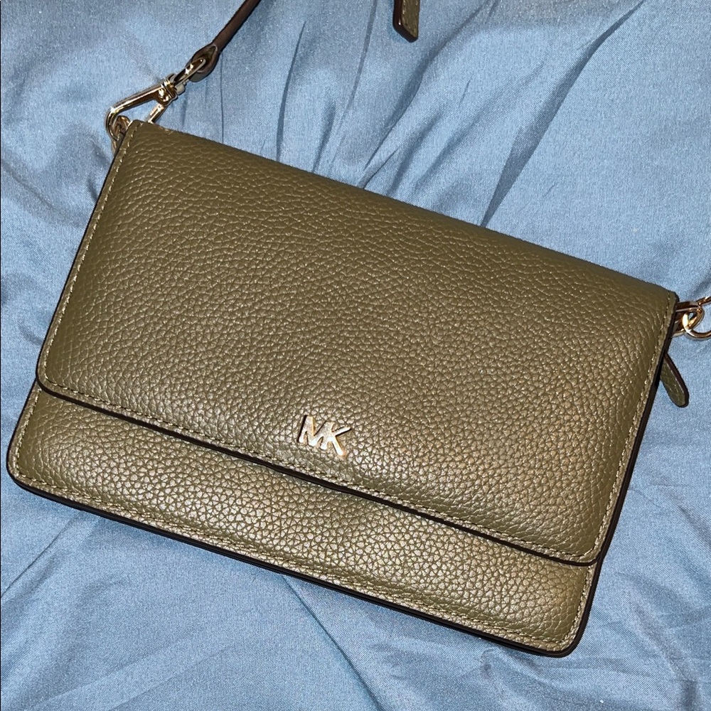 Michael Kors Sage Green Crossbody Bag